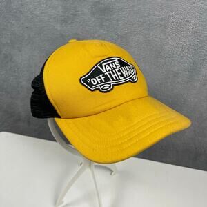 Vans Classic Patch Mesh Trucker Hat Adjustable One Size Adult Golden Glow Yellow